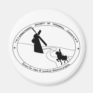 Imã Perseguindo o ímã dos moinhos de vento