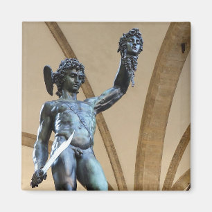 Imã perseu com a cabeça de medusa