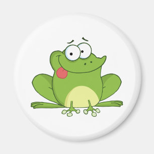 Imã Personagem de desenho animado sapo Que Prende Sua 
