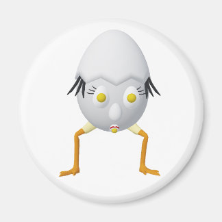 Imã Personagem de Ovo Excêntrico RG & RA Design Fofo
