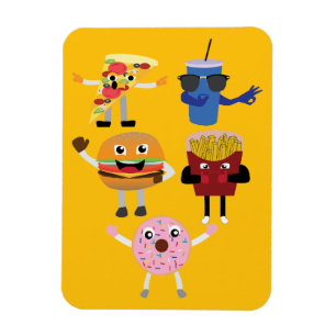 Ímã Personagens de Comida