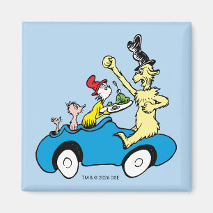 Imã Personagens de Ovos Verdes e Presunto do Dr. Seuss