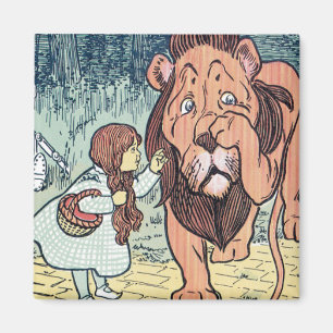 Imã Personagens Vintage do Mágico de Oz, Estrada de Ti