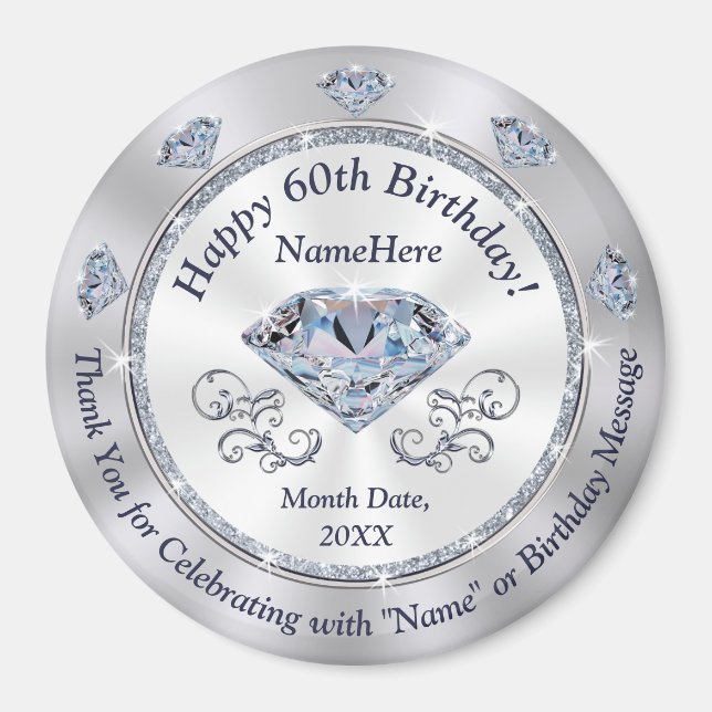 Imã Personalização barata, Favoritos para festas para  (Frente)