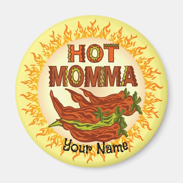 Imã Personalização da Hot Momma (Frente)