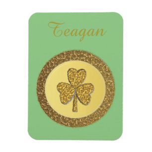 Ímã Personalização de Moedas Douradas para Shamrock
