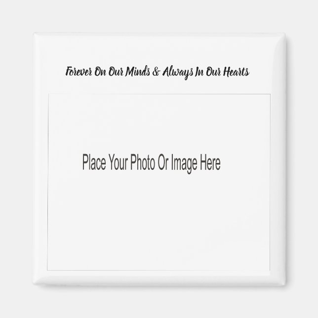 Imã Personalização do Memorial de Fotografias (Frente)