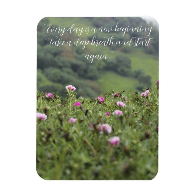 Ímã Personalização motivacional da natureza (Vertical)