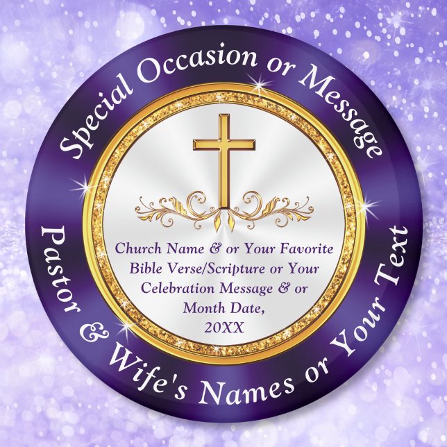 Imã Personalizado Barato, Ideias De Presente De Igreja (Church Magnets. Personalized Church Party Favors. Cheap gifts for church members. Church anniversary)