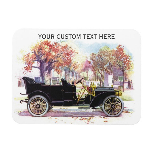 ímã personalizado carro vintage (Horizontal)