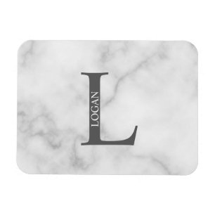 Ímã Personalizado com Monograma e Nome