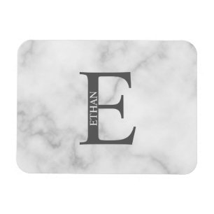 Ímã Personalizado com Monograma e Nome