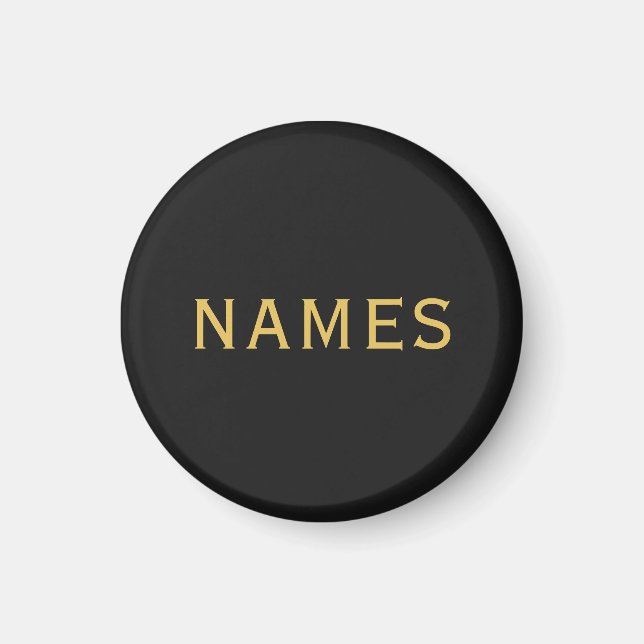 Imã Personalizado Com Sobrenome ou Apelido (Frente)