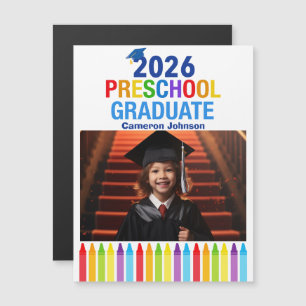 Ímã Personalizado de Cartão para Foto de Formatura