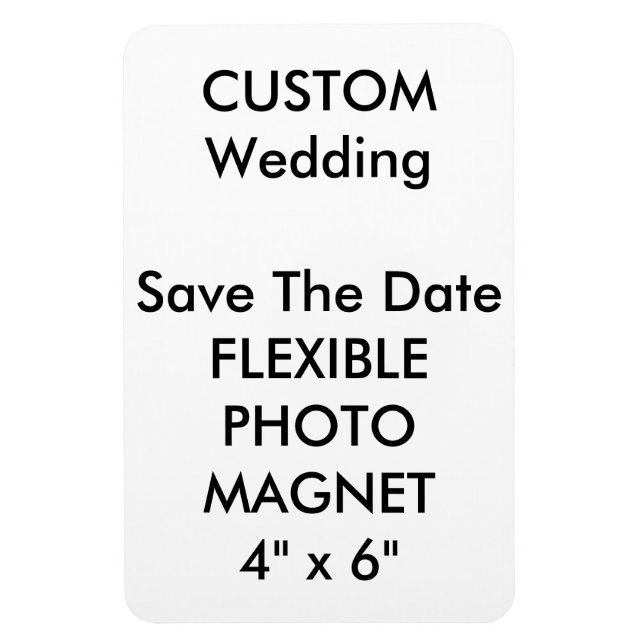 Ímã Personalizado De Casamento Guardar A Imã de gelade (Vertical)