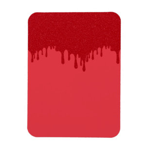 Ímã Personalizado de Gotejamento Vermelho – Design