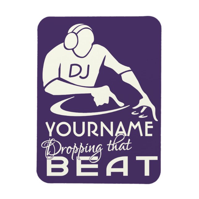 ímã personalizado DJ (Vertical)