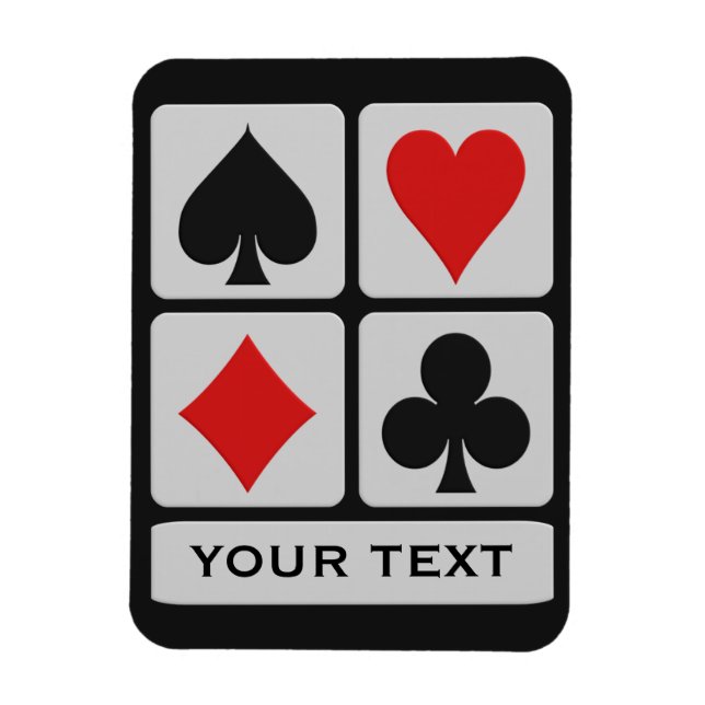 ímã personalizado do Player de cartão (Vertical)