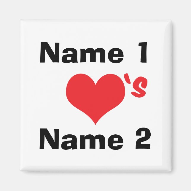 Imã Personalizado estamos apaixonados (Frente)