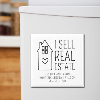 Imã Personalizado Eu Vende Promocional Imobiliário