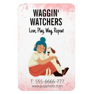 Ímã Personalizado para Sessão de Cachorro