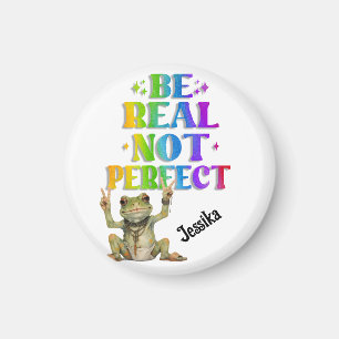 Imã Personalizado Positivo boho sapo Hippie