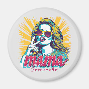 Imã Personalizado Retro Mama Pop Art (5)