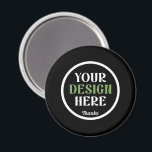 Imã personalizado, único, elegante e minimalista<br><div class="desc">Este design é acessível a todos. Sinta-se à vontade para personalizar o logotipo, imagens, texto e cores de acordo com suas preferências. Muito obrigado.</div>