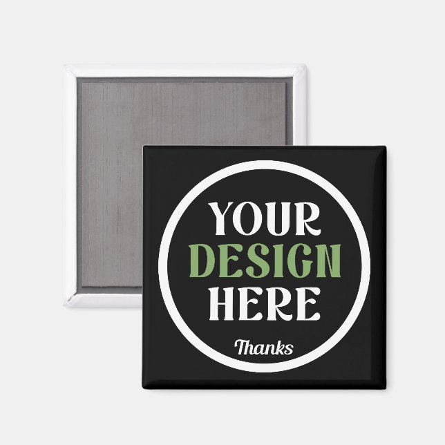 Imã personalizado, único, elegante e minimalista (Front/Back)