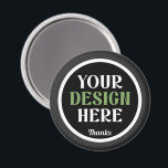 Imã personalizado, único, elegante e minimalista hersh<br><div class="desc">Este design é acessível a todos. Sinta-se à vontade para personalizar o logotipo, imagens, texto e cores de acordo com suas preferências. Muito obrigado.</div>