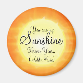 Imã Personalizado Você É Meu Sol