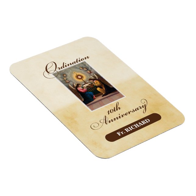 Ímã Personalizar, 10ª Ordenação Anniversário (Lado Direito)