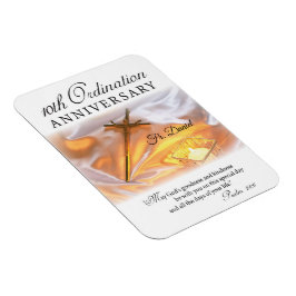 Ímã Personalizar, 10º Aniversário da Ordenação, Cross