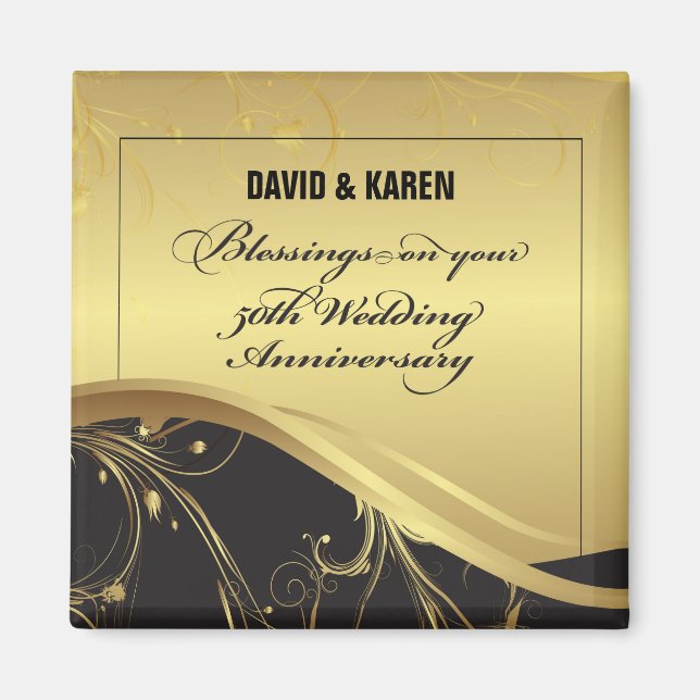 Imã Personalizar, 50º Aniversário Religioso (Frente)