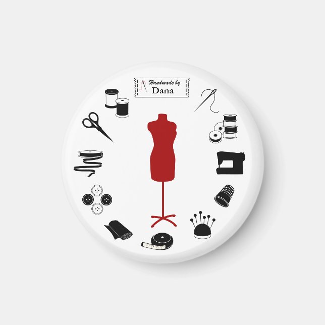 Imã Personalizar a etiqueta (Frente)