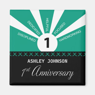 Imã Personalizar, Aniversário de Funcionários de 1ru