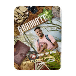 Ímã Personalizar Anúncio de Graduação do Adventurer