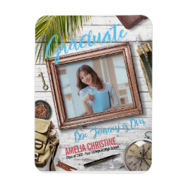 Ímã Personalizar Anúncios de Graduação do Adventurer