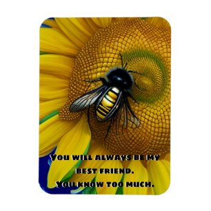 Ímã Personalizar esta Amizade da Abelha
