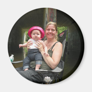 Imã Personalizar este Magnete de Fotos do Frigorífico