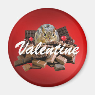 Imã Personalizar o chipset de chocolate para o dia do