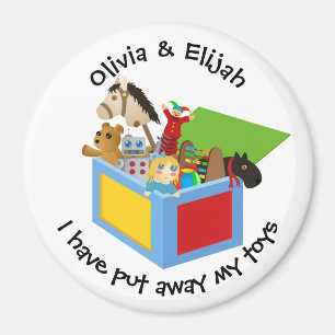 Imã Personalizar o Magnet para Crianças - Eu coloquei