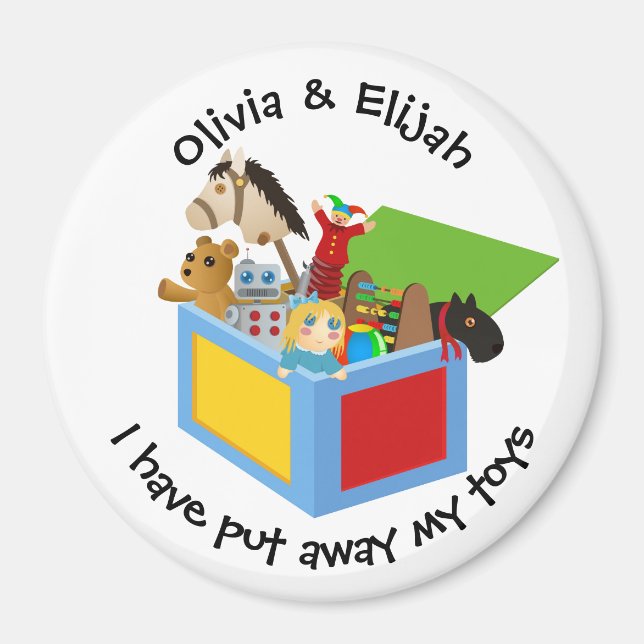 Imã Personalizar o Magnet para Crianças - Eu coloquei  (Frente)