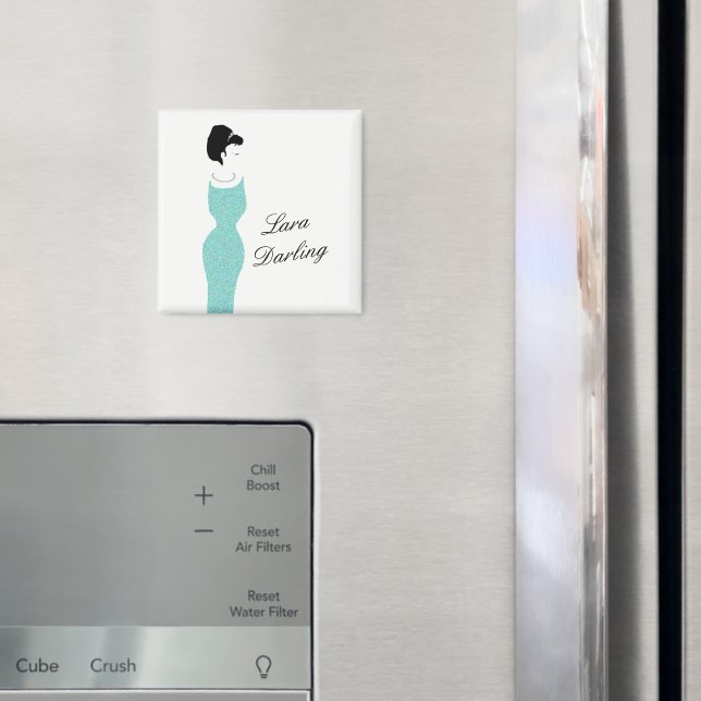 Imã Personalizar o Querido de BRIDE e Bridesmaid Tiara (In Situ (Fridge))