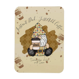 Ímã Personalizar para Pai de Lover de Café   Vintage
