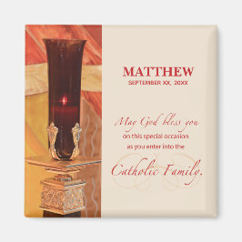 Imã Personalizar, Parabéns RCIA, Católico, Vermelho