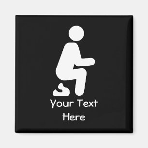 Imã Personalizar Piada Engraçado do POOP