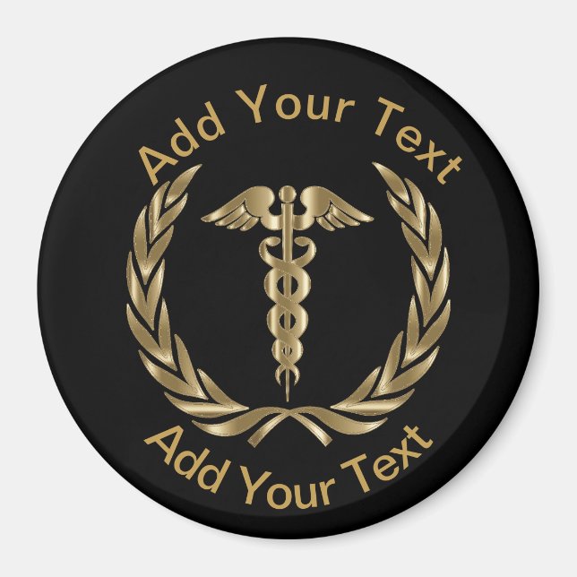 Imã Personalizar símbolo médico (Frente)