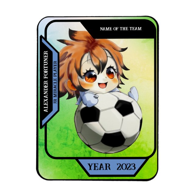 Ímã Personalizar um Cartão Esportivo (Vertical)