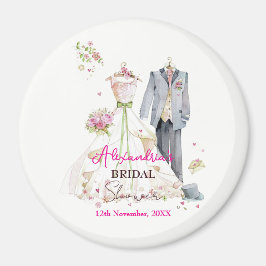 Imã Personalizar vestido de casamento de chá de panela